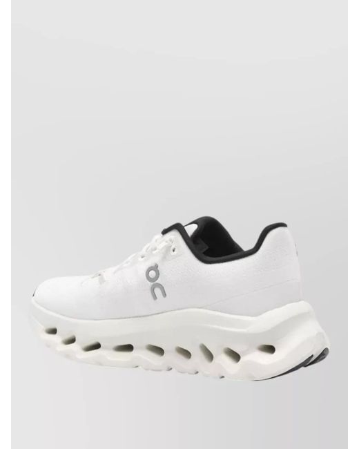 On Shoes Metallic Airflow Lace-Up Sneakers Featuring Perforated Detailing