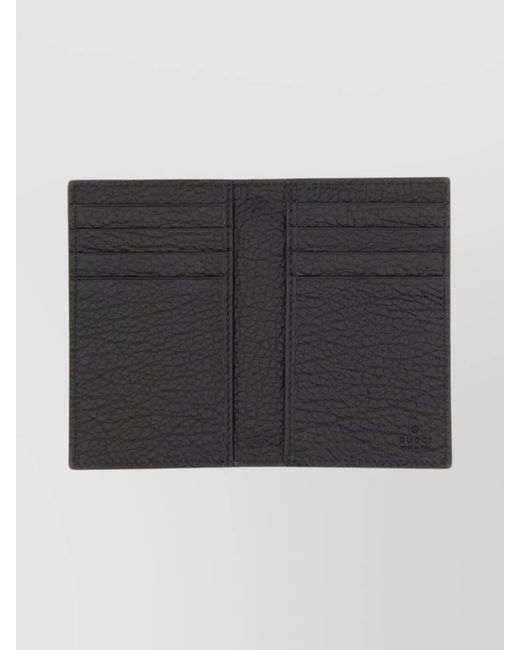 Gucci Black Leather Wallet for men