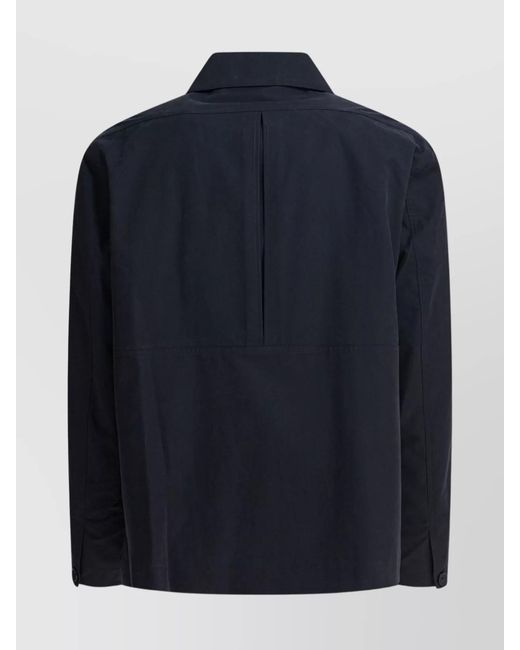 Vince Blue Cotton Jacket for men