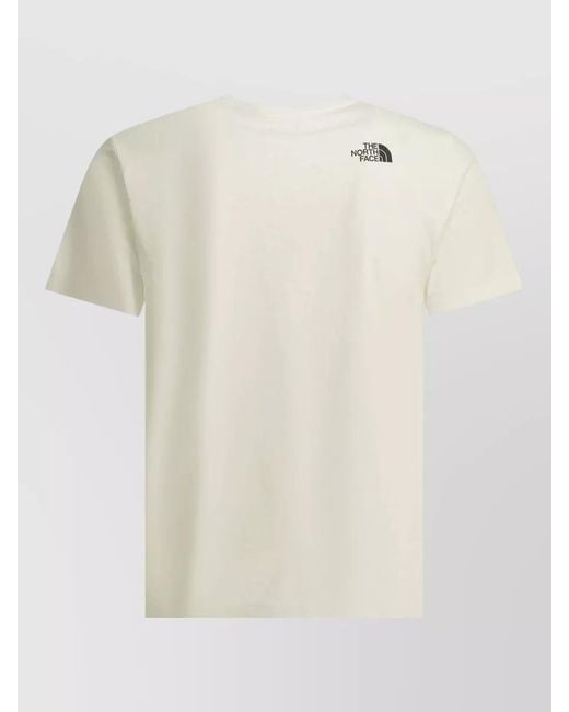 The North Face White Crew Neck Short Sleeve Regular Fit Shirt for men