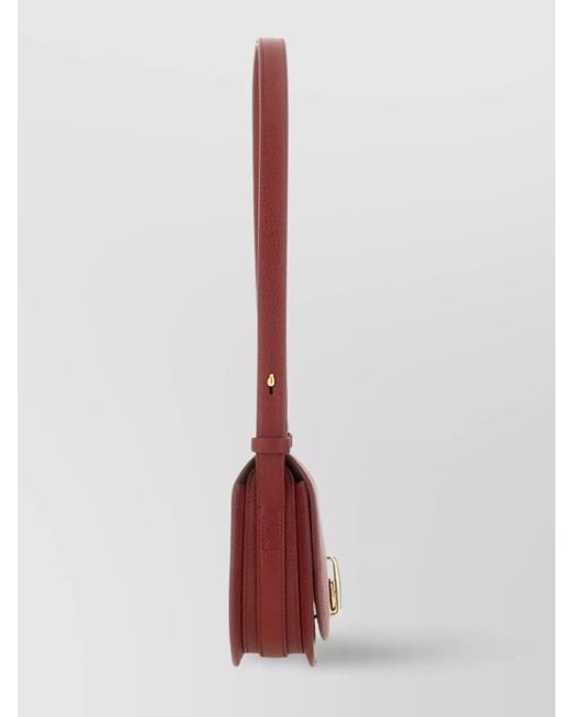 Burberry Red Mini Rocking Horse Bag Leather Shoulder Bag