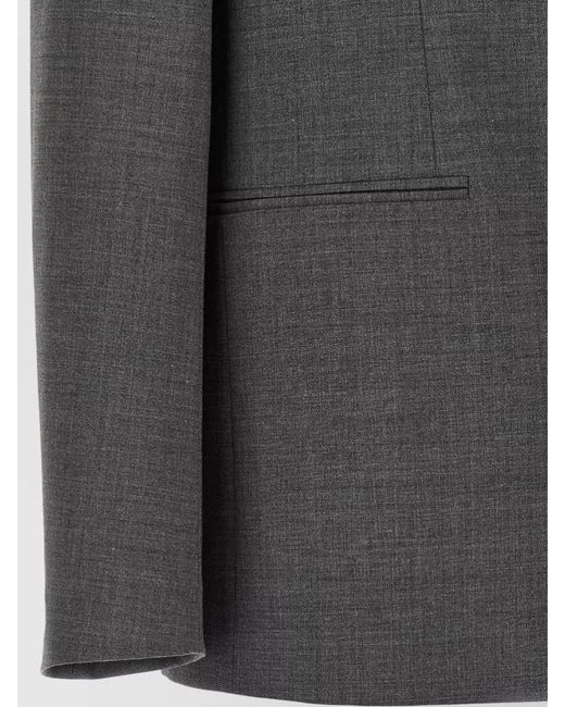 MM6 by Maison Margiela Black Wool Blazer for men