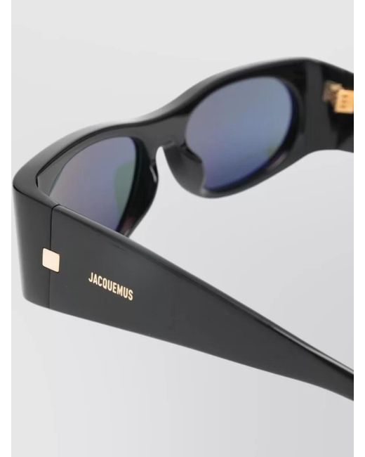 Jacquemus Gray Square-Frame Sunglasses