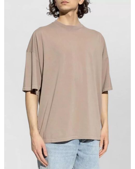 Haikure Natural Virgil Relaxed Fit Crew Neck T-Shirt for men