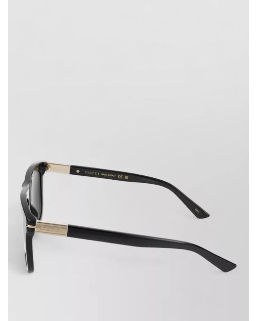 Gucci Gray Sunglasses Gg1502S 001 Square Frame for men