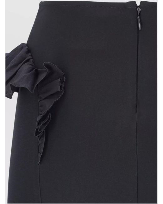 Nensi Dojaka Blue Frilled Mini Skirt
