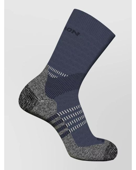 Salomon Blue Ultra Crew Socks Ankle Length Pack