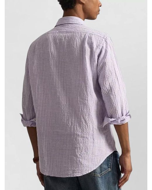 Polo Ralph Lauren Purple Ralph Lauren Buttondown Collar Shirt for men