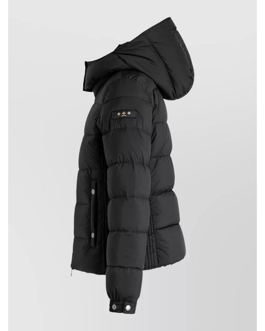 Tatras Black Mirel Hooded Padded Coat Long Sleeves