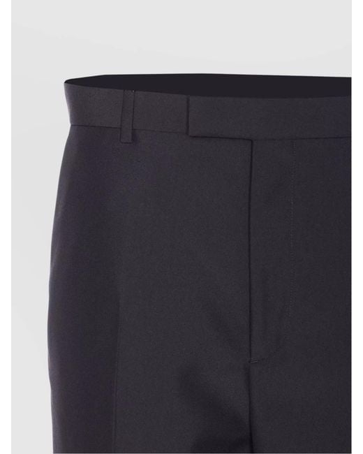 Gucci Blue Tailored Wool Selvedge Pants For for men