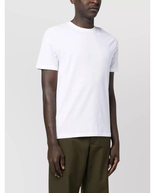 Herno White Cotton Jersey T-Shirt for men