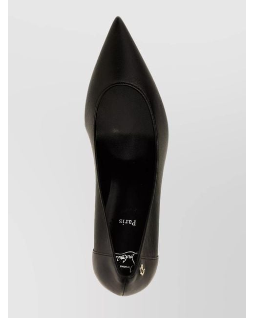 Christian Louboutin Black "Kate Sporty" Closed Back Pumps