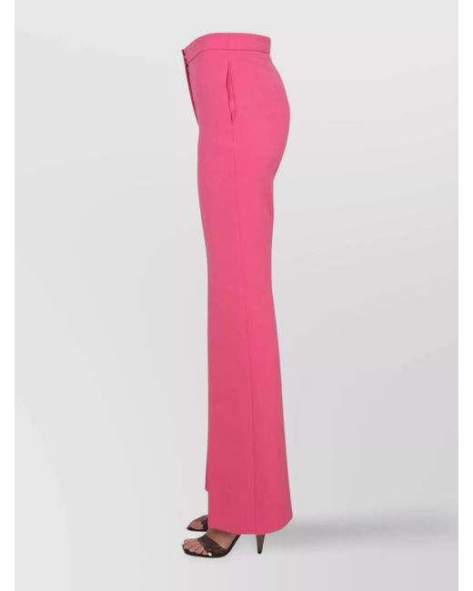 Moschino Pink Straight-Leg Trousers