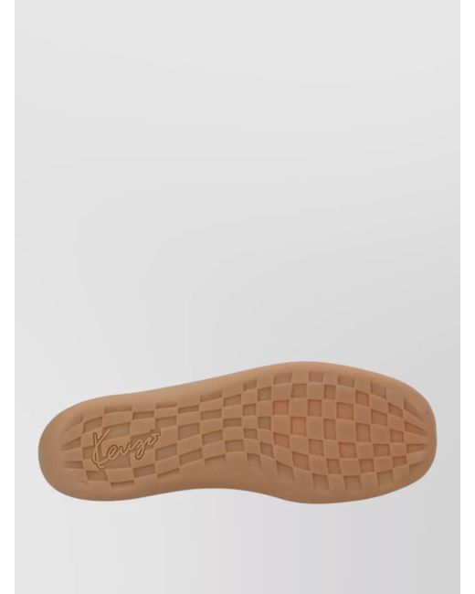 KENZO Natural Low-Top Sneakers