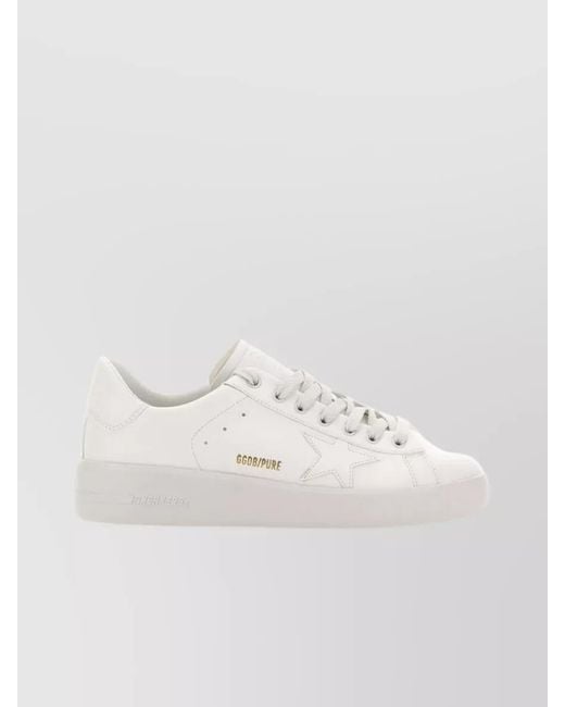 Golden Goose Deluxe Brand Natural Leather Low-Top Sneakers