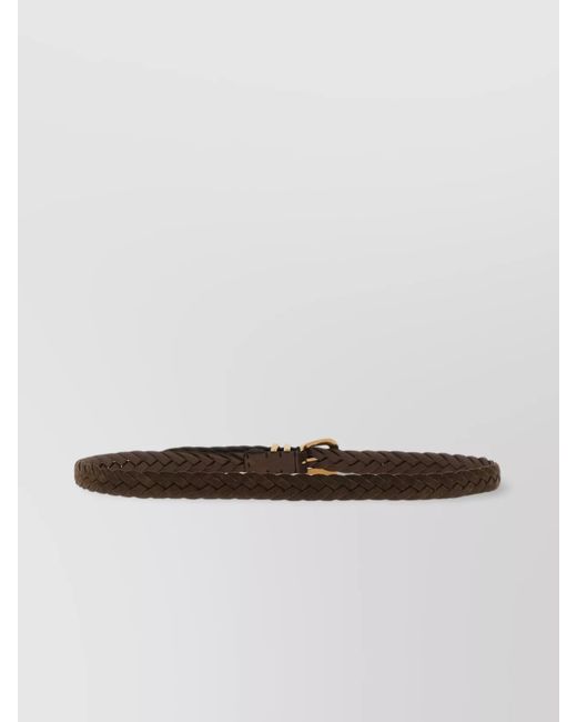Brunello Cucinelli Multicolor Leather Woven Belt for men