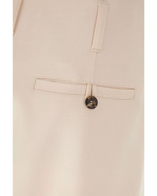 Philosophy White Tailored Trousers