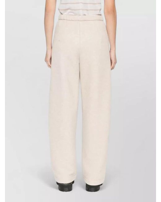 Max Mara Natural High Waist Lounge Trousers Wide Leg