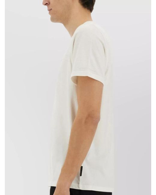 Moose Knuckles White Cotton Duluth T-Shirt for men