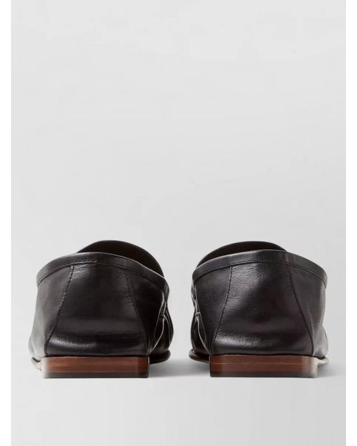 Versace Gray Loafers Tone Hardware Round Toe for men
