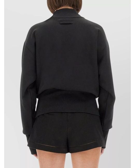 Jean Paul Gaultier Black Cropped Knitted Top