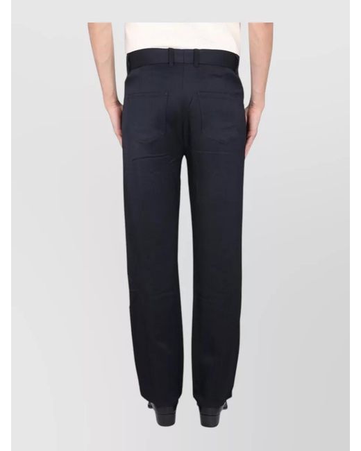 Séfr Blue Santana Tailored Pants Back And Side Pockets for men