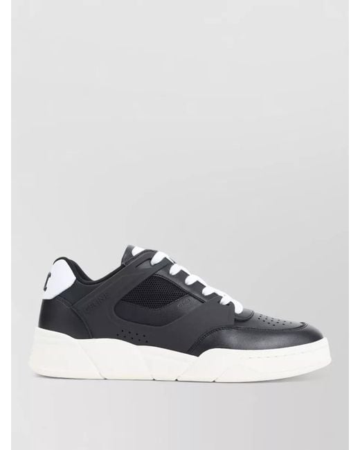 Céline Blue Leather And Mesh Low-Top Sneakers for men