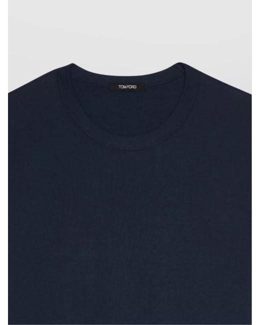 Tom Ford Blue Crew T-Shirt for men
