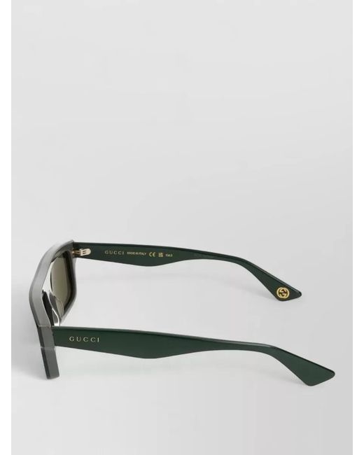 Gucci Gray Sunglasses Gg1616S 003 Rectangular Metal Frame for men