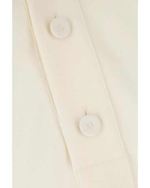 Jil Sander White Wool Shirt for men