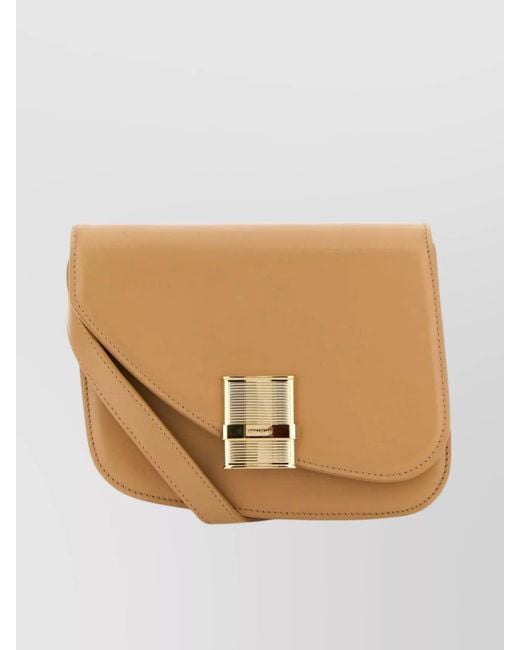 Ferragamo Natural Small Leather Crossbody Bag