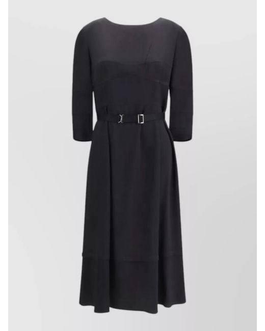 Prada Black Midi Dress