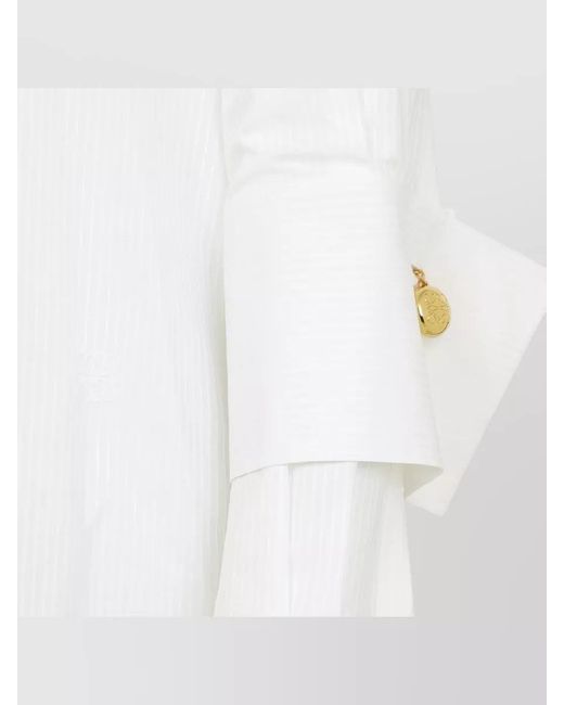 Loewe White Cotton Relaxed-Fit Shirt