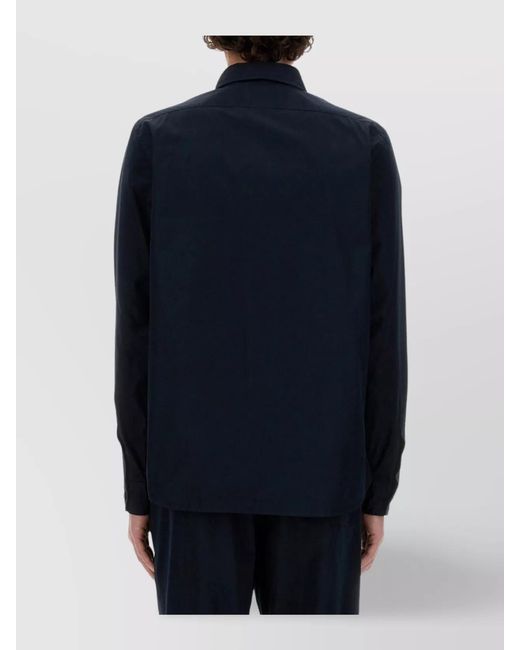 Aspesi Blue Cotton Shirt for men