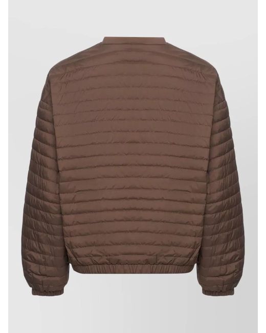 Moorer Brown Elvira S3 Jacket Elastic Cuffs Hem
