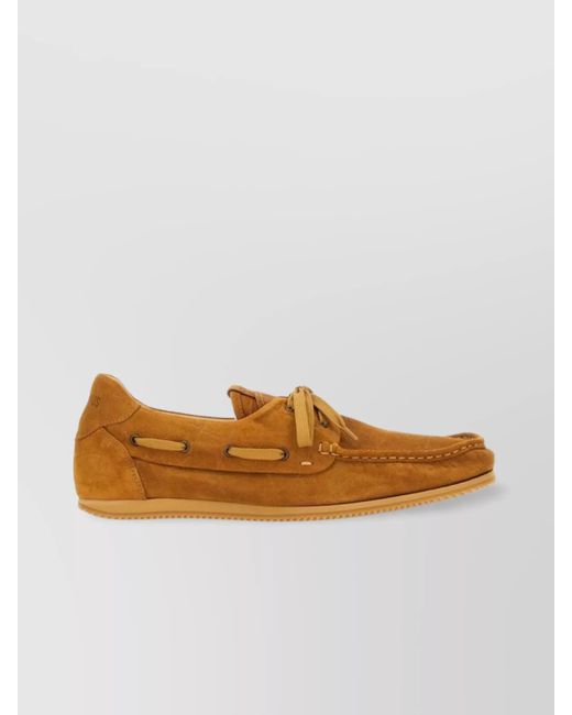 Jacquemus Orange "The Batto" Moccasin Loafers for men