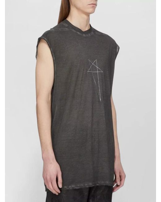 Rick Owens Multicolor Cotton Oversized Printed T-Shirt for men