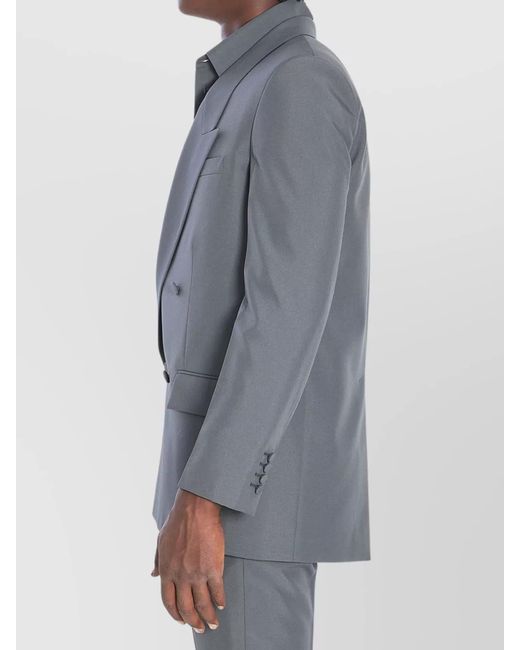 Gucci Gray Double-Breasted Jacket for men