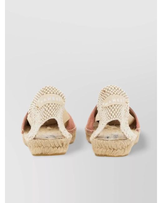 Manebí Natural Flat Espadrilles