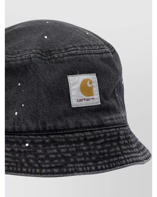 Carhartt Black Denim Belmar Bucket Hat for men