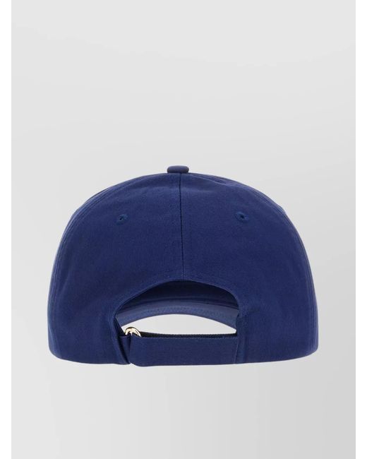 Moncler Genius Blue Cotton Baseball Cap for men