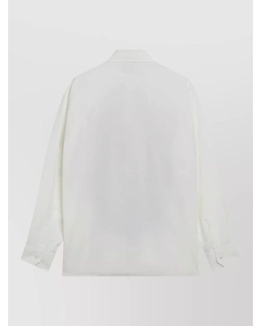 MM6 by Maison Margiela Multicolor Shirt Spread Collar Long Sleeves Graphic Print for men