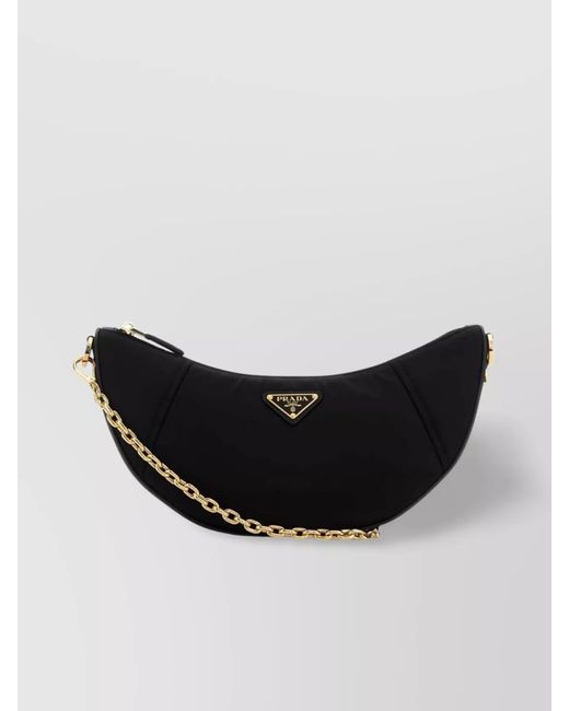 Prada Black Cleo Recycled Polyamide Shoulder Bag