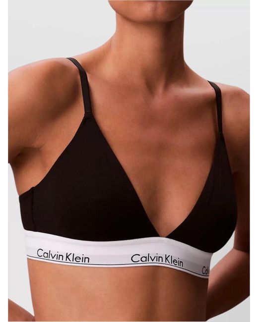 Calvin Klein Brown Lightly Lined Triangle Bra