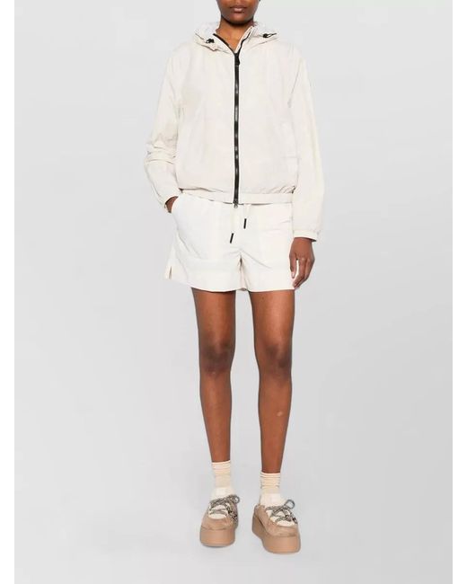 Moncler Natural Cropped Trousers