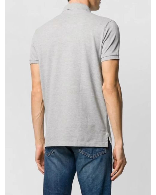 Polo Ralph Lauren Gray Slim Fit Polo Shirt for men