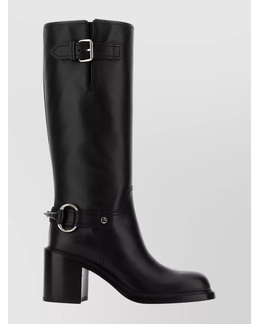 Gucci Black Leather Boots