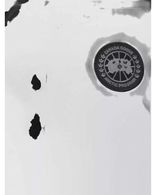 Canada Goose Black Cropped Puffer Parka Coat