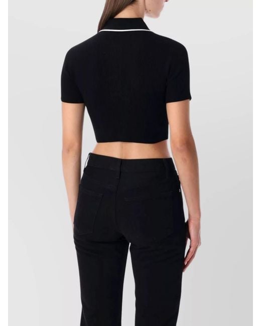 Amiri Black Polo Shirts