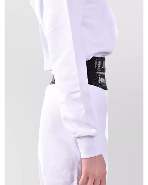 Philipp Plein White Cotton Blazer